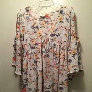 Umgee cold shoulder dress